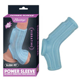Funda Vibrating Power Sleeve Sleek - Blue - Cake Sex Shop